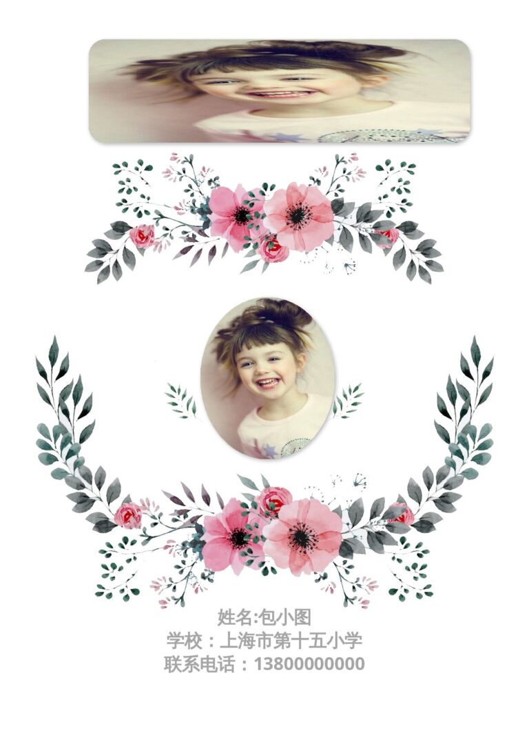 宣讲会专用简历模板小升初简历122.docx
