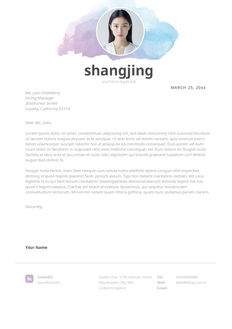 500强企业简历模板前台简历模板英文简历-双页24.docx